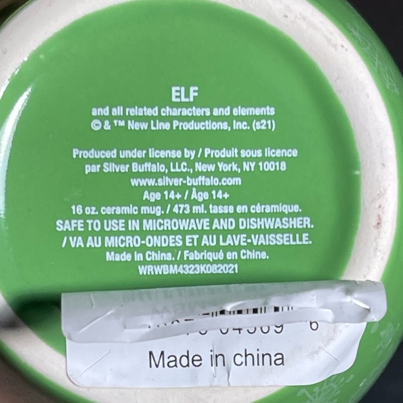 Elf Ceramic 16 ounces Christmas Mug New - Picture 9 of 9